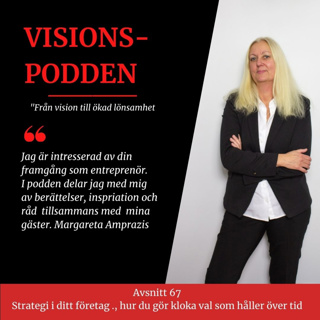 Avsnitt 67 - Strategi i ditt företag - hur du gör kloka val över tid.