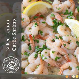 Baked Lemon Garlic Shrimp