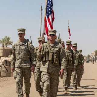 American-Led Troops Leave Iraq