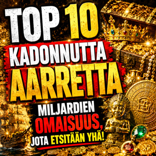 TOP 10 kadonnutta aarretta – Miljardien omaisuus, jota etsitään yhä | Historian salaisuudet Podcast