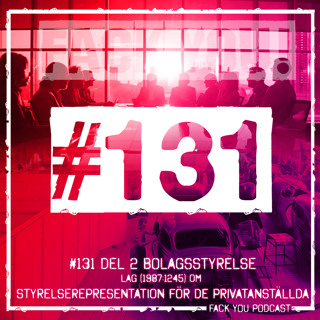 131 - Lag (1987:1245) om styrelserepresentation för de privatanställda - del 2 Bolagsstyrelse