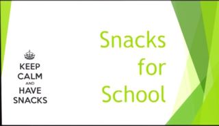 Healthy Snacks for Healthy School Lunches