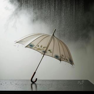 ASMR RAIN UMBRELLA SOUND | Soothing Raindrops for Deep Sleep