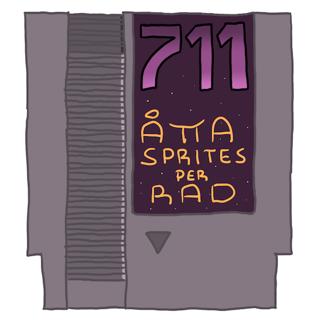 Kodsnack 711 - Åtta sprites per rad, med Niklas Pettersson