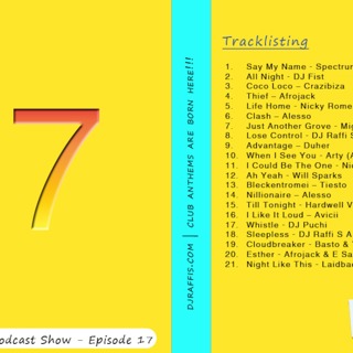 The DJ Raffi S. Weekly Podcast Show - Episode 17
