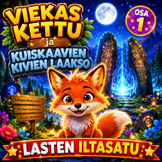 🦊 Viekas Kettu ja Kuiskaavien Kivien Laakso | Salaperäinen Lasten Iltasatu