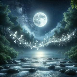 😴💧🎵 Soothing RIVER Sound and Gentle MELODY for Restorative SLEEP