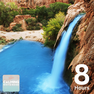Waterfall Sound Effect (8 Hours) | Sounds for Anxiety, Sleep, or Meditation