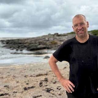 Smakjakt vid stranden