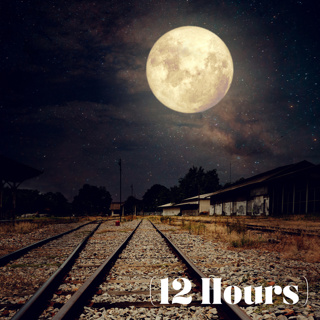 Midnight Train Rolling and Clanking Along the Tracks | Sleep Sound (12 Hours)