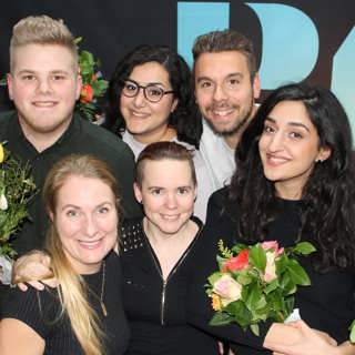 Parisa Amiri, Johannes Hobohm, Tina Mehrafzoon och Simon Rosenqvist!