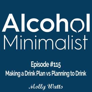 Making a Drink Plan vs Planning To Drink