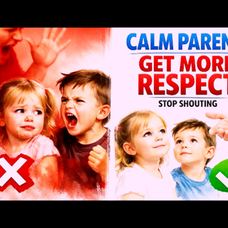 Calm Parents get more respect from Children. Parenting Cycle.