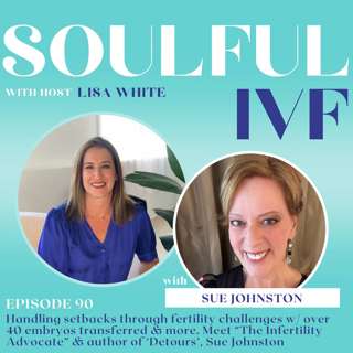 Handling Setbacks Through Fertility Challenges w/ Over 40 Embryos Transferred & More. Meet “The Infertility Advocate” & Author of ‘Detours’, Sue Johnston. [Ep. 90]