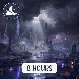 Star Wars Galaxy Ambience: Relaxing Rain, Thunder & Futuristic City Sounds for Sleep & Meditation