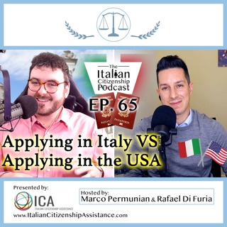 Should I apply for Italian Citizenship in Italy directly or at an Italian Consulate?