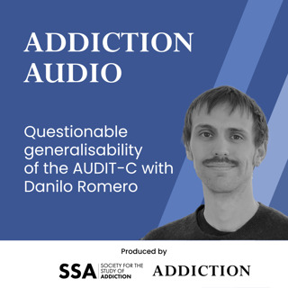Questionable generalisability of the AUDIT-C with Danilo Romero