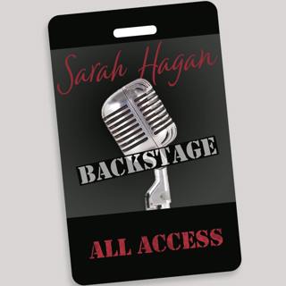 Sarah Hagan Backstage with Keio Stroud