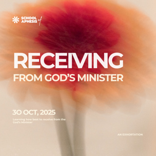 Receiving from God's Minister