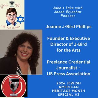 Joanne J-Bird Phillips TALKS The Arts & Journalism | JTWJE Jewish American Heritage Month Special #3