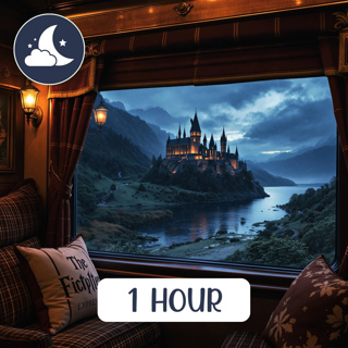 Hogwarts Express ASMR: Harry Potter Philosopher's Stone Train Ambience for Study & Relaxation