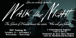 Episode 94 - Bill Grennan of Walk the Night - the ghosts of Hamlet and an interactive theater experience