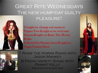 PTRN ~ Raise The Horns Radio (Sharon Knight)/PVS (Shauna Aura Knight)