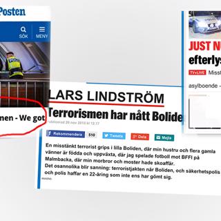 Ett helt program om terrorbevakning och utpekande