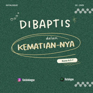 Dibaptis Dalam Kematian-Nya