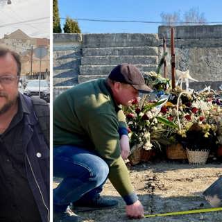 Barnens kistor är små, så små: Johan-Mathias Sommarström och Lubna El-Shanti