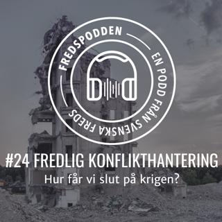 #24 Fredlig konflikthantering - Hur får vi slut på krigen?