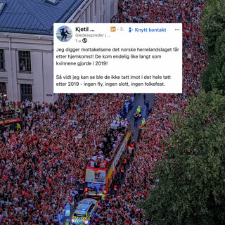 Hvorfor fikk ikke kvinnelandslaget samme hyllest som gutta?