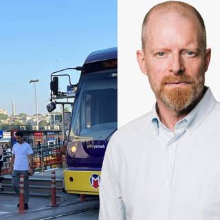 Bland vapen och gubbar på bussen: Martin Svenningsen, Istanbul