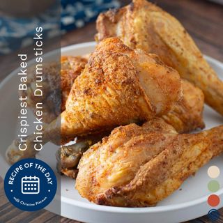 Crispiest Baked Chicken Drumsticks