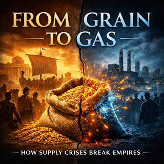 From Grain to Gas: How Supply Crises Break Empires