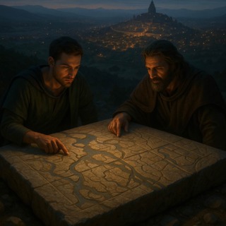 Dashka stenen - Är det tredimensionell stenkarta?