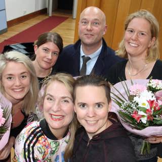 Maja Reichard, Amanda Lindholm, Ellen Lamm och Calle Marthin!