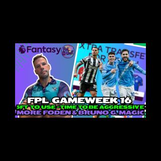 MORE FODEN+BRUNO MAGIC 🪄🧙 | FPL GW16 TRANSFER PLANS 5FT USED!🚨 | Fantasy Premier League Tips 2025/26