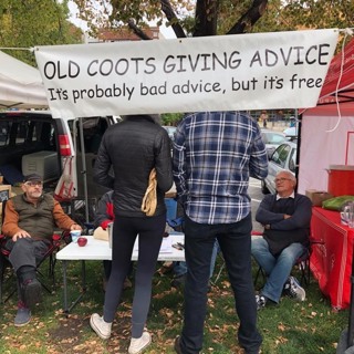 Get ready for FREE BAD ADVICE from the Old Coots!