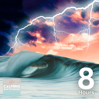 Relaxing Thunderstorm and Waves Crashing (8 Hours) | Rain Sounds for Sleeping