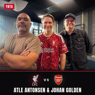 Atle Antonsen og Johan Golden før Liverpool - Arsenal