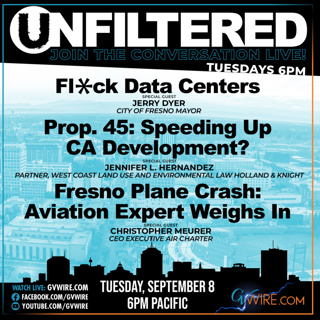 Flock Data Centers | Prop. 45: Speeding Up CA Development | Fresno Plane Crash | Unfiltered #313