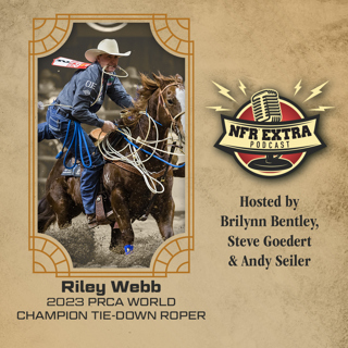 #177 2023 PRCA World Champion Tie-Down Roper Riley Webb