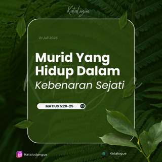 Murid Yang Hidup Dalam Kebenaran Sejati