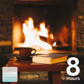 🔥☔️Fireplace and Rain Sounds for Instant Sleep and Relaxation (8 Hours)