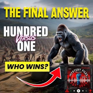 100 Men vs Gorilla — 1000 simulations - AI Solves It (Told Like a Movie)