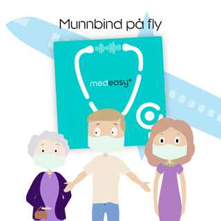Munnbind på fly