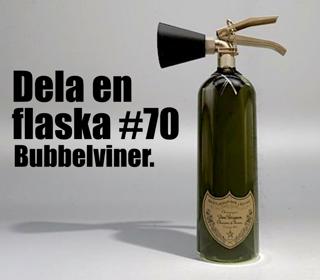 70. Dela en flaska - bubbeltema!