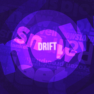 Snow Drift Among Snow Drifts | Snowfall with Musical Drift for Focus & Sleep