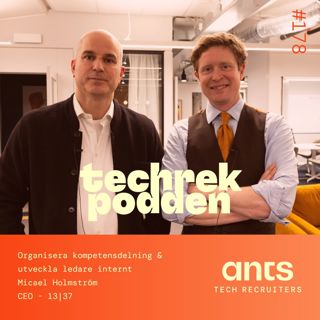 178. Organisera kompetensdelning & utveckla ledare internt med Micael Holmström - CEO - 13|37